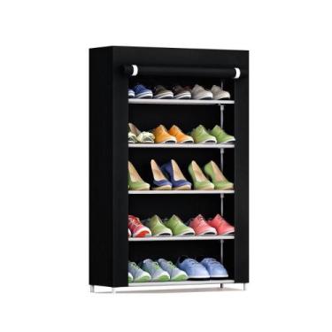 Imagem de Sapateira 5 Prateleiras Para Organizar 15 Pares Sapatos Calç - Staremc
