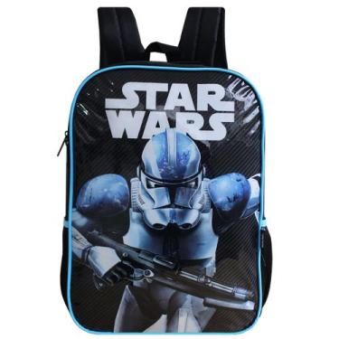Imagem de Mochila Escolar Costas Infantil Guerra Nas Estrelas Star Wars - Luxcel
