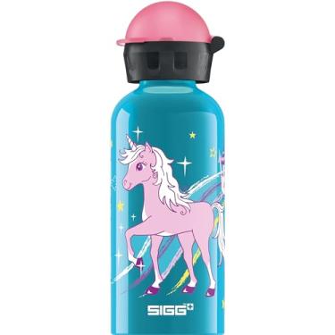 Imagem de SIGG Bella Unicorn, garrafa de água infantil, à prova de vazamento, livre de BPA, alumínio, turquesa – 368 g, modelo: 8625,90