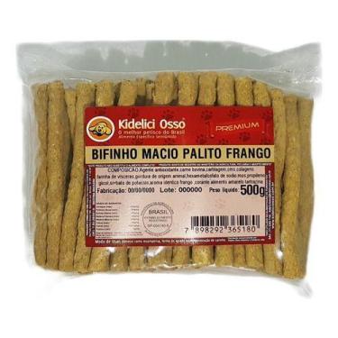 Imagem de Bifinho Macio Palito Kidelici Osso - Sabor Frango - 500g