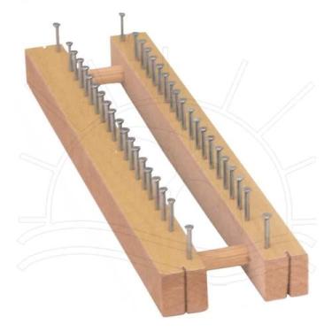 Imagem de Tear Fixo 18 Pregos 24cm - Arte Nilos