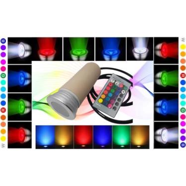 Imagem de Lanterna Cromoterapia Profissional 16 Cores Cabo 1,5 M - BR VISOR, Beg