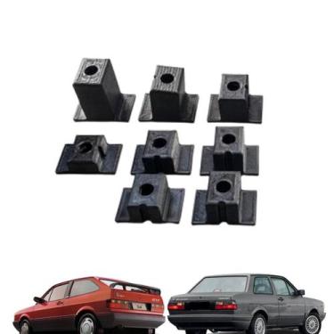 Imagem de Kit Suporte Presilha Forro Traseiro Gol Gts Gti Voyage Sport - JR AUTO