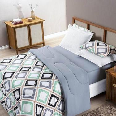 Imagem de Edredom Super King Quality 2,80m x 2,40m Malha 100% Algodão - 1 Peça -