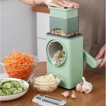 Imagem de Cortador Ralador Fatiador De Legumes Vegetais Multifuncional - CORTADO