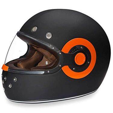 Imagem de Daytona Helmets Capacete retrô para motocicleta, capacete vintage aprovado pelo DOT para motocicletas, cruzadores, scooters e ciclomotores - Capacetes de motocicleta retrô para homens, mulheres e
