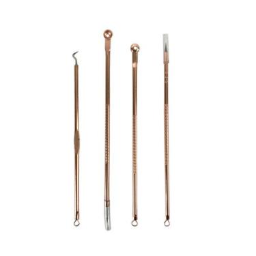 Imagem de Kit  4 Peças Removedor de Cravos E Espinhas Extrator Profissional Limp
