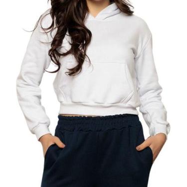 Imagem de Blusa de Moletom Feminina Fashion Coleção Premium Outono Manga Longa C