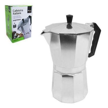 Imagem de Cafeteira italiana de aluminio 600ml para 12 xicaras na caixa - Wincy