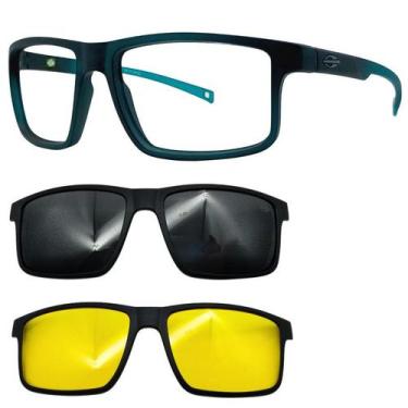 Imagem de Oculos Mormaii 6127 Swap 5 K04 Com 2 Clipons Cinza e Noturno, Cinza, N