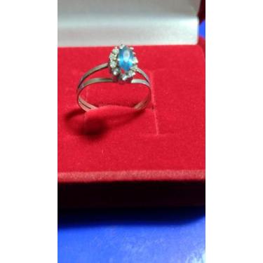 Imagem de Anel Feminino Formatura Prata 950 Topo 9 X 6.2 mm Todas formaturas e C