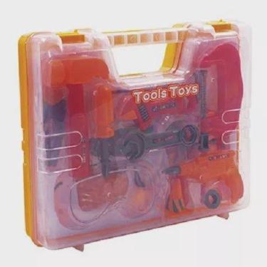 Imagem de Maleta Ferramentas Infantil Construtor Furadeira  Acessórios - Toy Kin