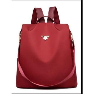 Imagem de Mochila Antifurto Feminina Poaba Moda Multifuncional - Tem Tudo OnLine