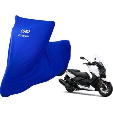 Imagem de Capa Cobrir Moto Yamaha Xmax De Tecido Lycra - Mz, Azul
