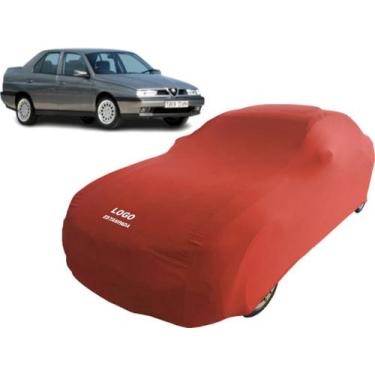 Imagem de Capa Para Cobrir e Proteger Carro Sedan Alfa Romeo 155 - Mz, Vermelha