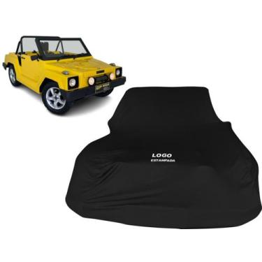 Imagem de Capa Automotiva Tecido para Carro Gurgel Xavante - Mz, Preta