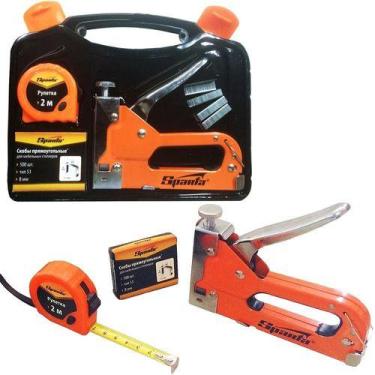 Imagem de Jogo de Grampeador, Trena, 500 Grampos - Sparta