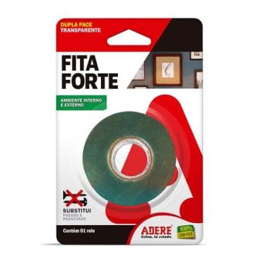Imagem de Fita Dupla Face 12mm x 2m Transparente Fita Forte Adere