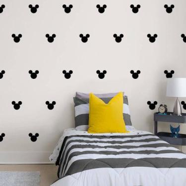 Imagem de Kit de Adesivos Mickey - Kanto Store, Preto