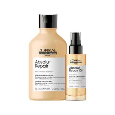 Imagem de Kit L'Oréal Serie Exp Absolut Repair Gold Quinoa-Sh E Óleo - Loreal Pr