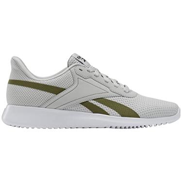 Imagem de Reebok Tênis masculino Fluxlite Cross Trainer, Cinza puro/preto, 38