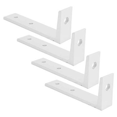 Imagem de Suporte de ângulo Reto, 4 Peças de Suporte de Canto, Canto de Suporte de ângulo Reto, Suporte de ângulo Reto Em Forma de L, Adequado para Madeira, Prateleiras, Móveis, Suportes