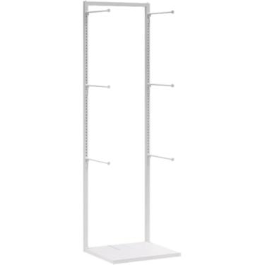 Imagem de Suporte de exibição de lingerie para loja de roupas, organizador de roupas íntimas de boutique, suporte para bolsa, calcinha multifuncional, sutiã, luvas, meias, prateleiras comerciais, branco, 40 x