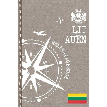 Imagem de Litauen Reisetagebuch: Reise Tagebuch zum Selberschreiben, ca. A5 - Journal Dotted Punkteraster, Bucket List für Urlaub, Ferien Trip Tour, Auslandsjahr, Auswanderer - Notizbuch Dot Grid punktiert