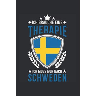 Imagem de Schweden Reise Notizbuch: Schweden Urlaub Reise Geschenk / 6x9 Zoll / 120 linierte Seiten