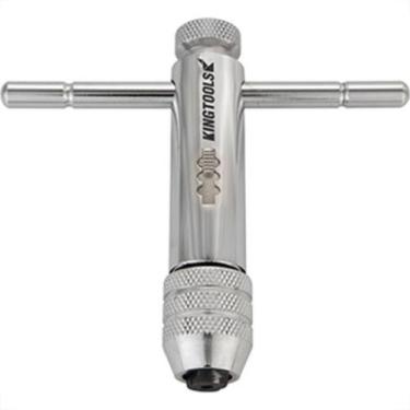 Imagem de Vira Macho ''T''C/Catraca Kingtools M3-M8 61828 - KING TOOLS