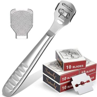 Imagem de Conjunto de Barbeadores Callus Zhehao - 52 Peças com 50 Lâminas de Rep