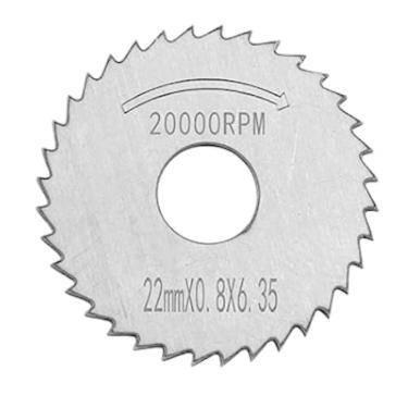 Imagem de Disco Lâmina De Serra 22Mm Hss 36 Dentes Para Micro Retífica