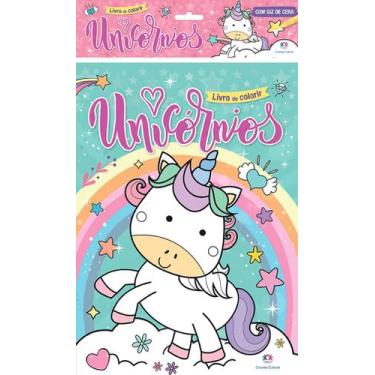Imagem de Livro - Unicórnios - com giz de cera