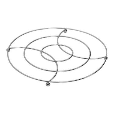 Imagem de Descanso Para Panela 20cm De Aço Inox Mimo Style