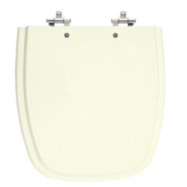 Imagem de Assento Laqueado Versato/Fit Bege Claro Tampa Vaso Celite - Lojarocca