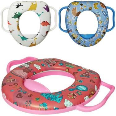 Imagem de Assento redutor sanitario infantil com alca 35x29x7cm - CIM TOYS