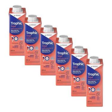 Imagem de Kit 6u Trophic 1.2 Soya 250ml Dieta Enteral Baunilha Prodiet