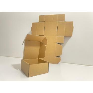 Imagem de rongyangtong Rongyangtong 4X4X2 Polegadas Caixas De Envio Pequenas Pacote De 100, Caixas De Correio De Papelão Ondulado Marrom Para Embalagem De Correio Embalagem De Presentes Para Pequenas Empresas