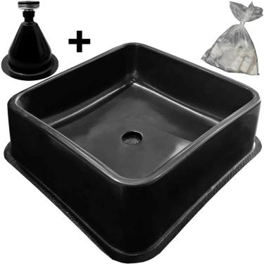 Imagem de Kit Completo para Moldagem de Cubas: Forma, Suporte e Aditivos para 3 Unidades