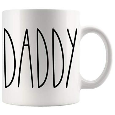 Imagem de Caneca de papai, caneca de papai presentes para xícara de café de Natal, presente de aniversário, dia das mães/dia dos pais, caneca de café para a família presente de aniversário para o melhor papai
