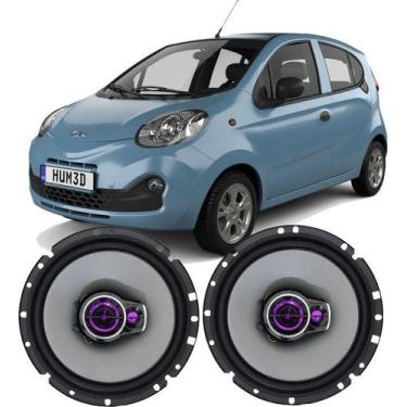 Imagem de Kit Alto Falante Pioneer Porta Dianteira Chery Qq 100w Par, Preto