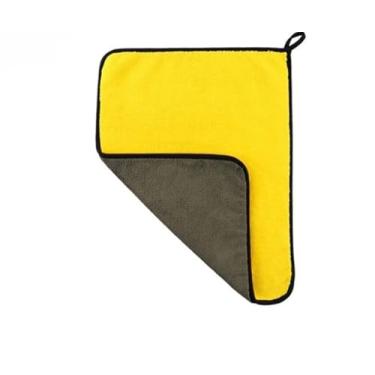 Imagem de Kit Toalha Microfibra 2 Lados Limpeza Automotiva(1 Unidade)