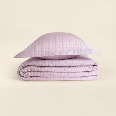 Imagem de Kit Colcha King Mesh Rosa - A\CASA