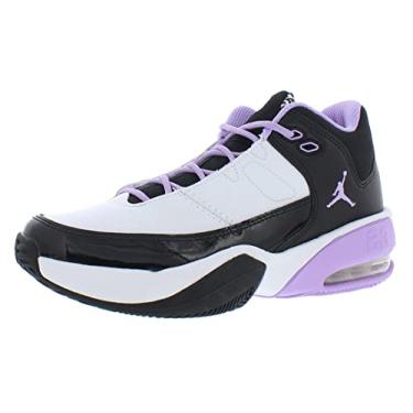 Imagem de Nike Jordan Air 4 retrô unissex adulto, Branco/preto/roxo-preto, 18