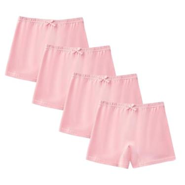 Imagem de Calcinha de renda feminina, 4 peças, meia-calça para meninas, gravata borboleta, sem costura, térmica, reta, sem fio, lisa, 2025, moderna, U-186 Rosa menino menina, 13 Anos