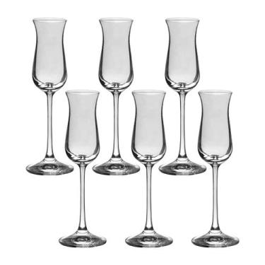 Imagem de Taça De Cristal Bohemia Para Grappa 50 ml Forum 6 Peças - Bohemia Crys