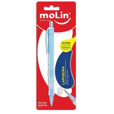 Imagem de Lapiseira 0,9 mm WPK grip emborrachado borracha no topo grafite incluso, cores sortidas