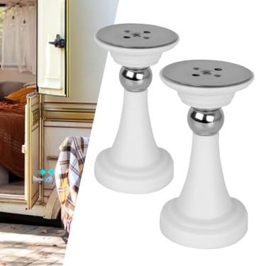 Imagem de Suporte magnético para porta de trailer, trava de bagagem, trava de porta, ímã forte, design absorvente de choque hidráulico atualizado para trailer, trailer, compartimentos de barco, carga, 10 cm