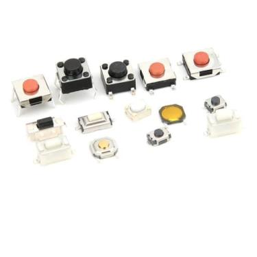 Imagem de 750PCS 15 Valor Luz Toque Tátil Micro Interruptor Kit Eletrônica Eletrodomésticos Carro Controle Remoto Projetos