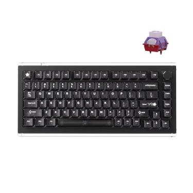 Imagem de DrunkDeer Teclado A75 Master Rapid Trigger, teclado para jogos Esports, interruptor magnético, acionamento ajustável - RT Plus - RT Match, 0,01 mm, 8K Hz, 75% design - ANSI, preto - interruptor TTC